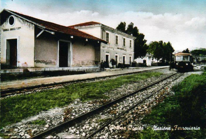 Vecchia stazione Gioiosa Jonica - cartolina storica