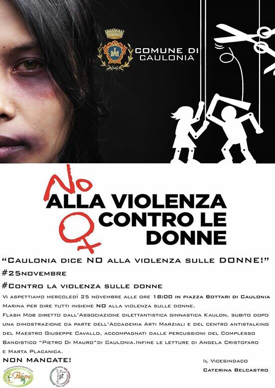 locandina violenza contro le donne