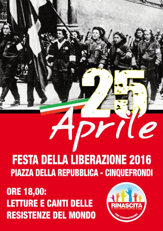 25 aprile cinquefrondi