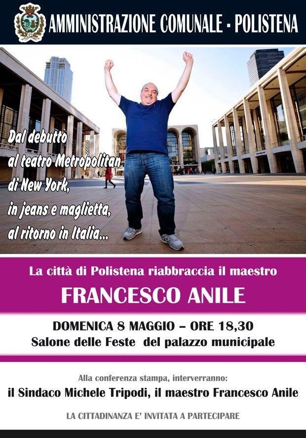 Polistena riabbraccia Francesco Anile