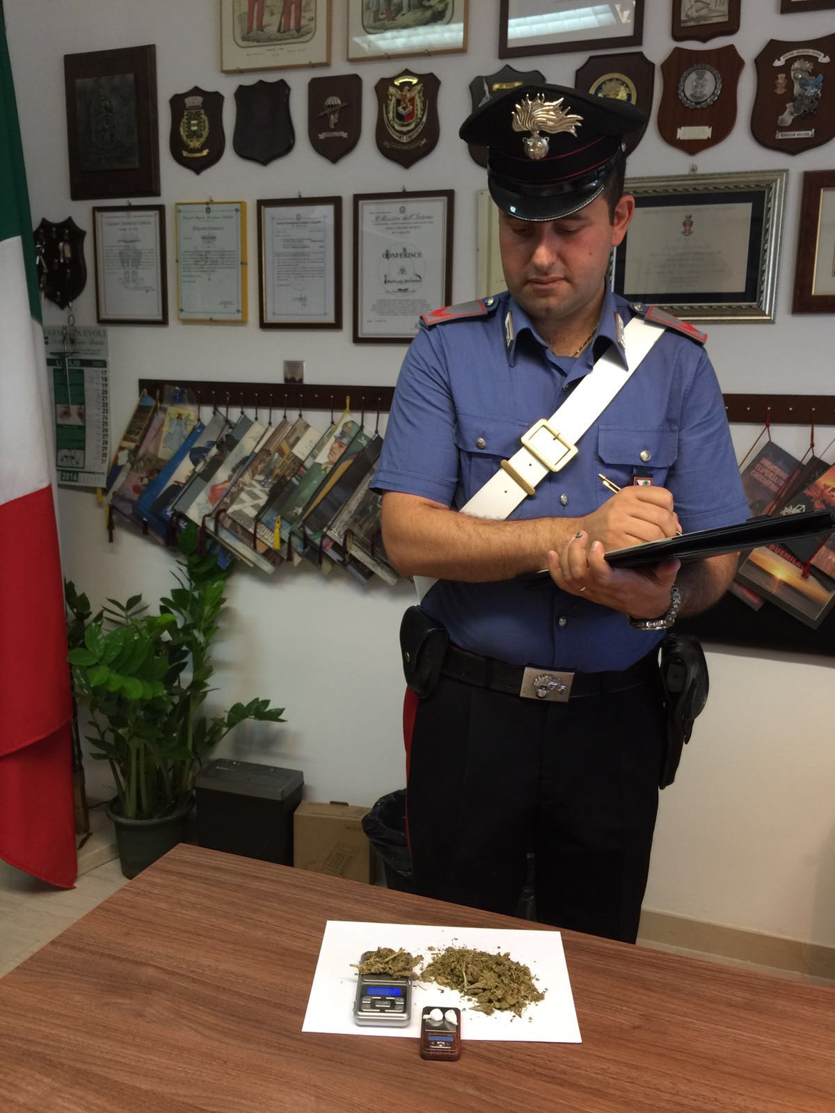 Droga sequestrata dai Carabinieri di Siderno