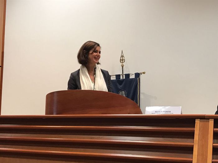 Presidente Camera Laura Boldrini all'Unical