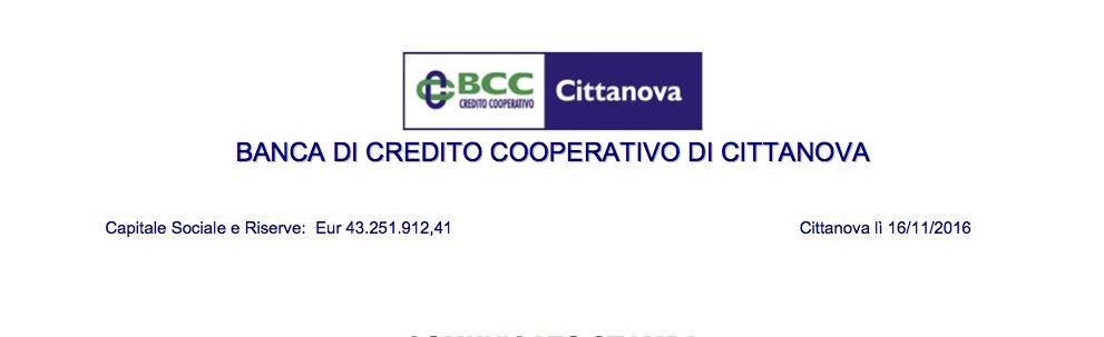 Banca di Credito Cooperativo di Cittanova ev