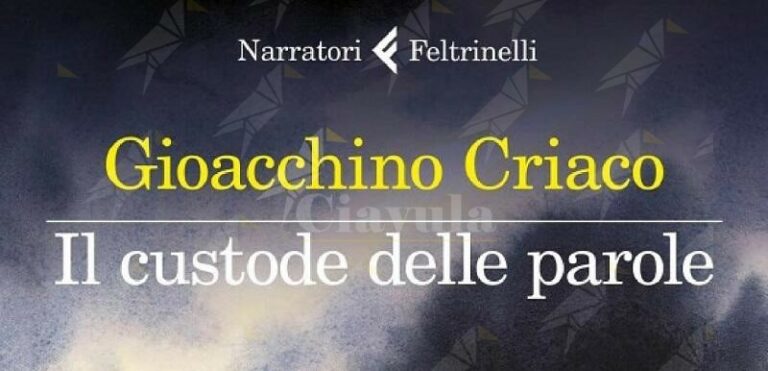 Il Custode Delle Parole Di Gioacchino Criaco Incontra I Lettori Ecco