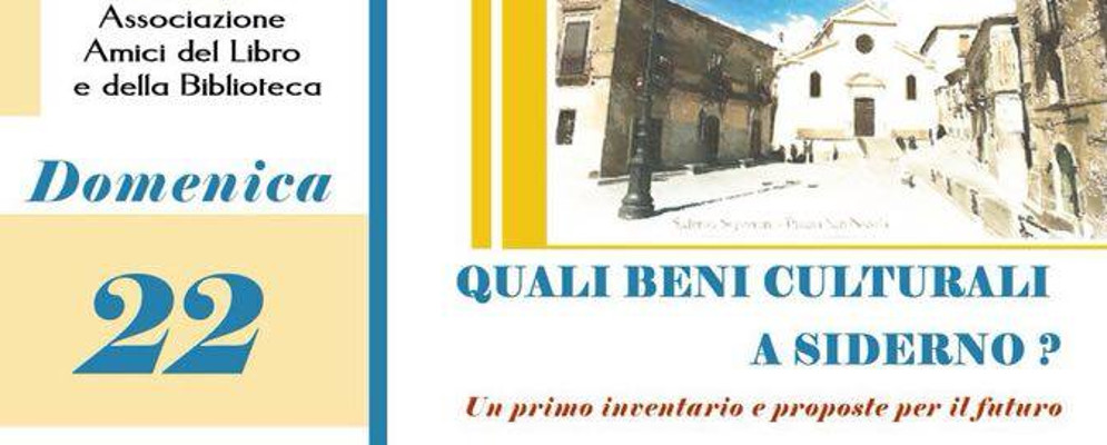 Domenica a Siderno Superiore per parlare di beni culturali