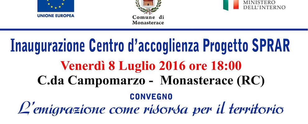 Monasterace: inaugurazione del centro d’accoglienza Progetto SPRAR