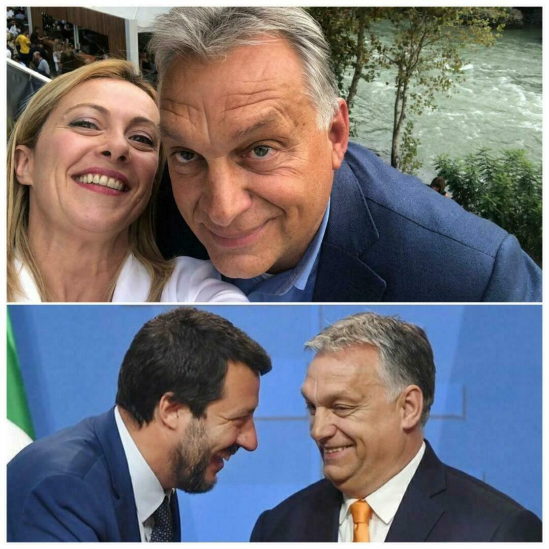 Meloni-salvini-orban - Ciavula