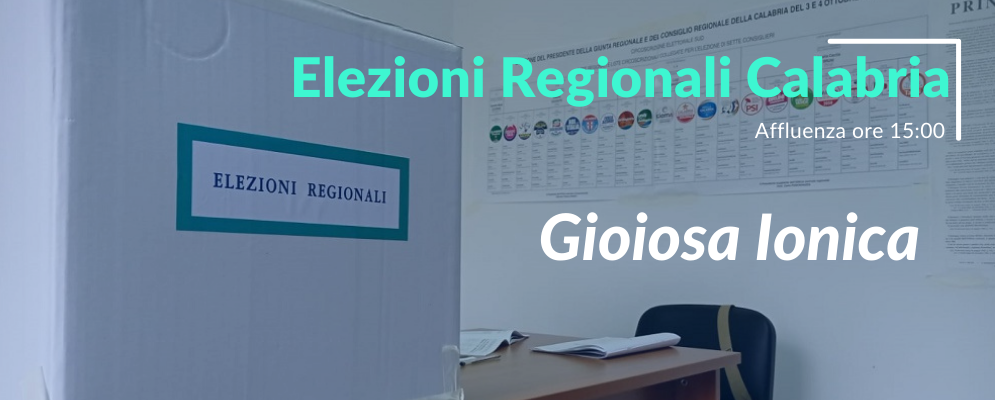 Regionali, a Gioiosa affluenza definitiva al 33,91%