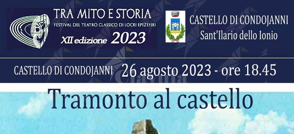 Sabato al Castello di Condojanni l’evento ”Tramonto al Castello”