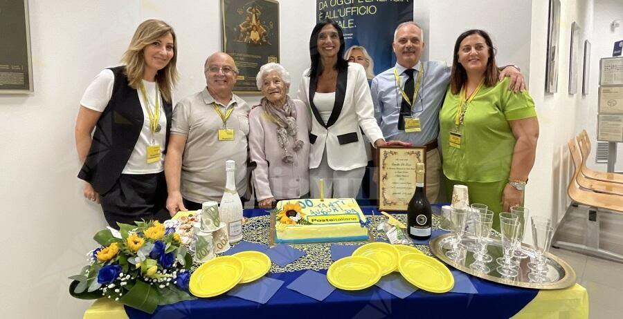 Poste Italiane: grande festa per i cento anni di nonna Concetta