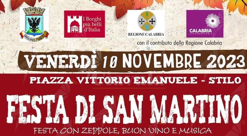 Venerdì sera tutti a Stilo per la festa di San Martino