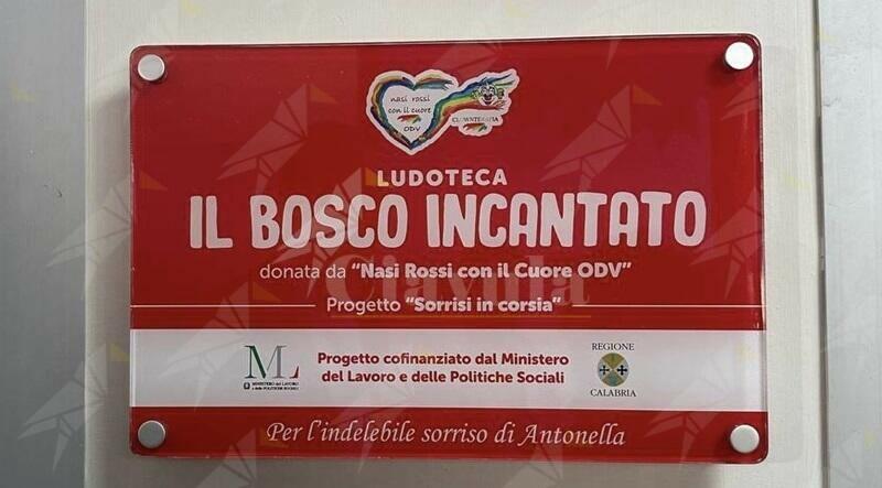 Inaugurata nel reparto di pediatria dell’ospedale di Polistena la nuova ludoteca “Il Bosco Incantato”