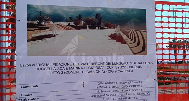 Lungomare Caulonia, l’assessore Caraffa risponde a Grenci e Cirillo