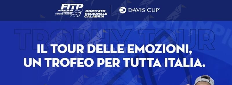 Coppa Davis: lo storico trofeo di tennis potrà essere ammirato a Reggio Calabria