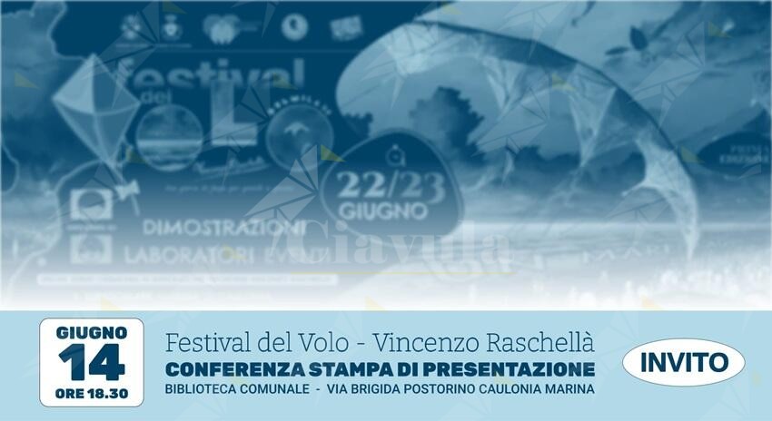 A Caulonia cresce l’attesa per la prima edizione del “Festival Del Volo – Vincenzo Raschellà”