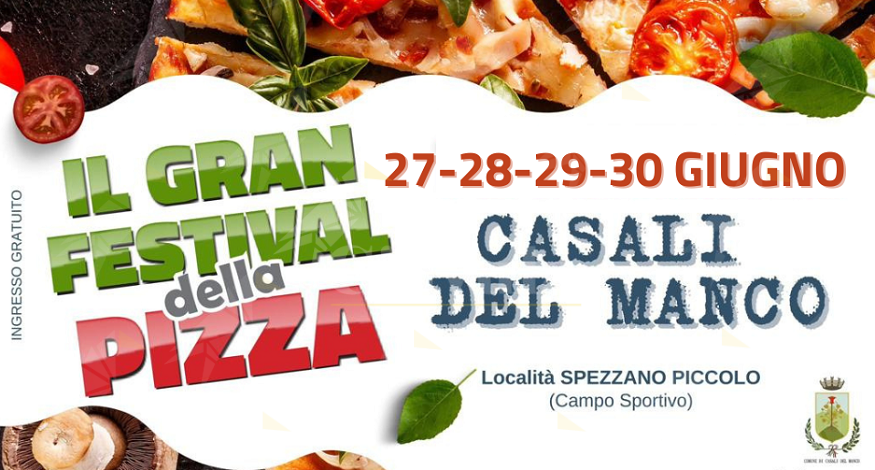 A Spezzano Piccolo torna il Gran Festival della Pizza