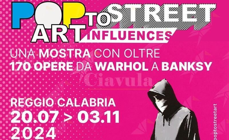 La Metrocity di Reggio ospiterà al Palazzo della Cultura la mostra “Pop Art&Street Influence”