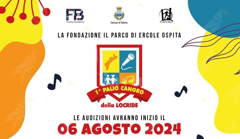 Partono le audizioni del Primo Palio Canoro: protagonisti i giovani talenti della Locride