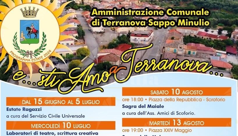 L’estate di Terranova si prepara ad entrare nel vivo con un cartellone ricco di eventi