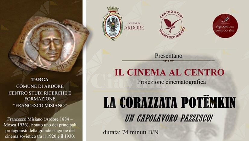 “La Corazzata Potëmkin: un capolavoro pazzesco”, ad Ardore l’omaggio all’iconico film