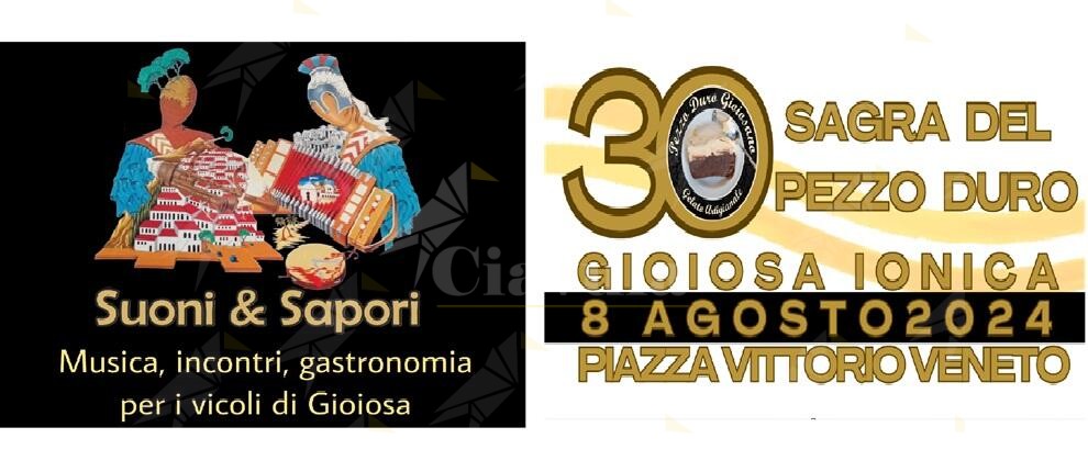 Tornano a Gioiosa due grandi eventi: la “Sagra del Pezzo Duro” e il “Festival Suoni & Sapori”