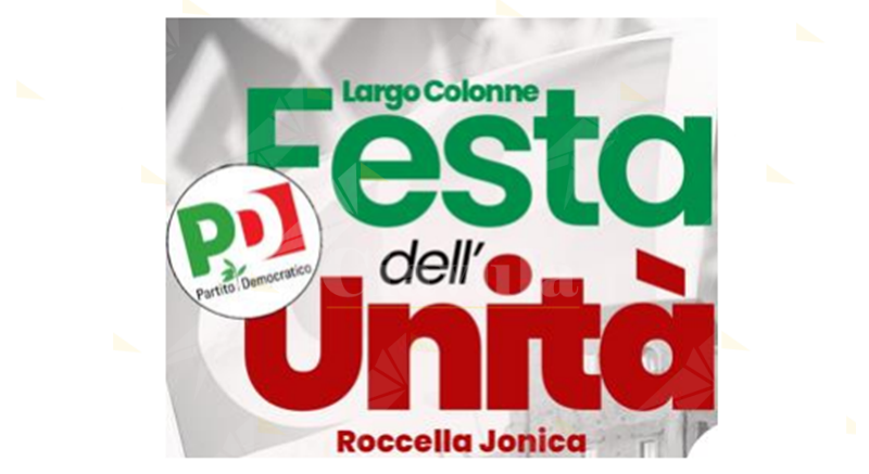 Grande attesa a Roccella Jonica per la Festa dell’Unità organizzata dal PD