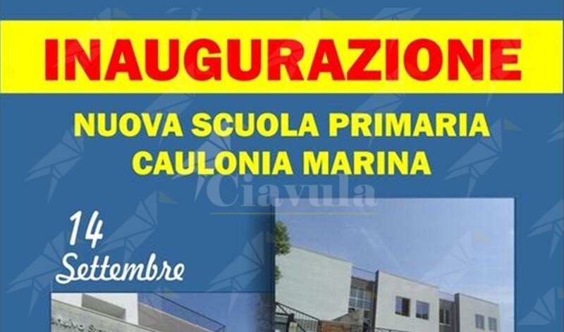 Tutto pronto per l’inaugurazione dei nuovi locali della Scuola Primaria di Caulonia