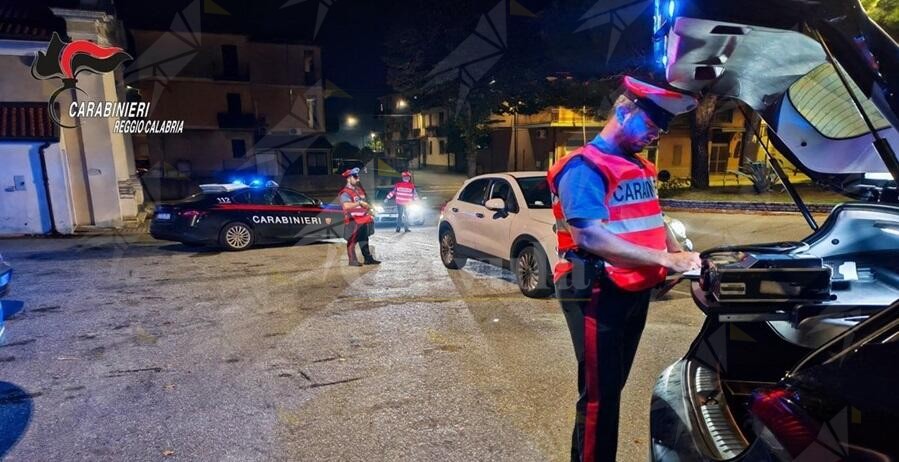 Al volante dopo l’uso di droghe o alcool: 4 denunce con ritiro della patente nella Piana di Gioia Tauro