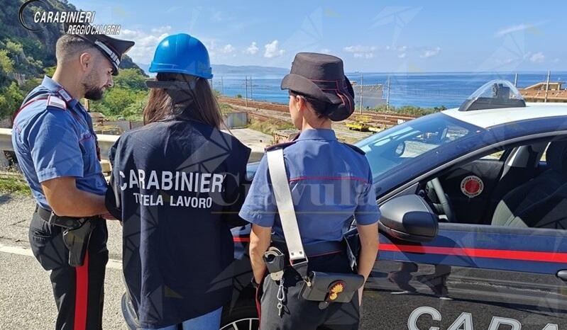 A Bagnara un cantiere edile con un lavoratore in “nero” e con gravi violazioni di sicurezza. Denunciato e multato il titolare