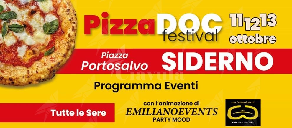 Siderno pronta ad accogliere l’evento “Pizza Doc Festival”