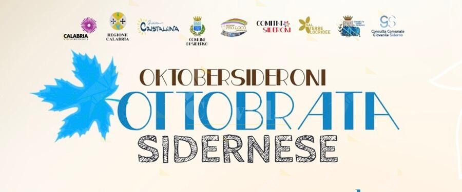 “Ottobrata Sidernese”, disponibile il programma completo della prima giornata