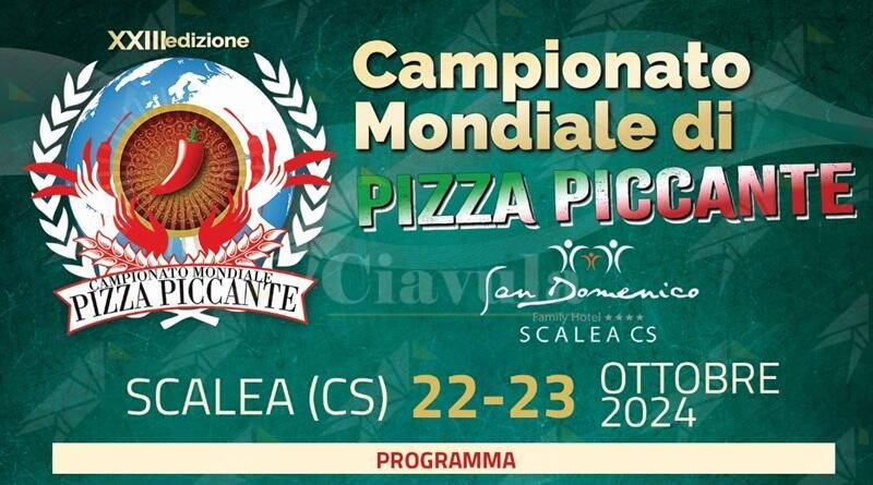 Tutto pronto a Scalea per la 23esima edizione del “Campionato Mondiale di Pizza Piccante”