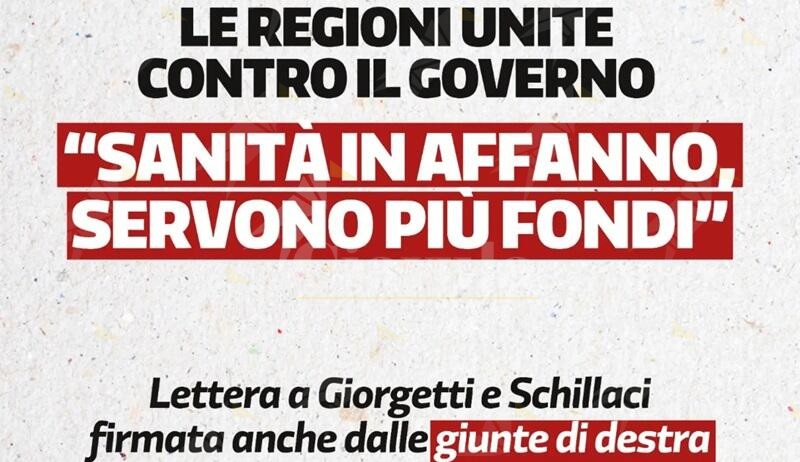 PD: “Dalle regioni un monito chiaro al governo, la sanità è sottofinanziata in modo preoccupante”