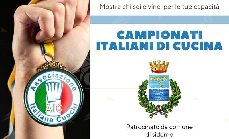 Grande attesa a Siderno per il “Campionato Nazionale dell’Associazione Italiana Cuochi”