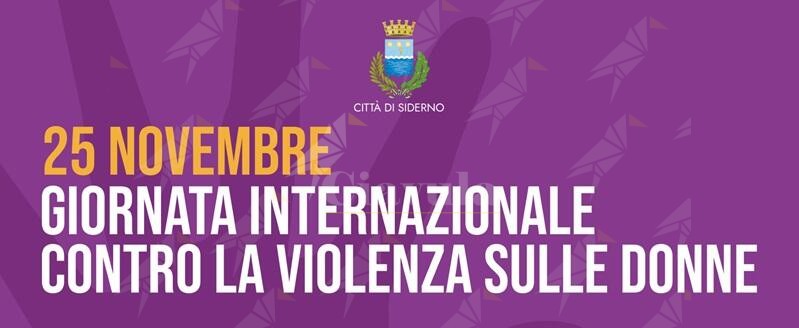 Giornata contro la violenza sulle donne, le iniziative in programma nella città di Siderno