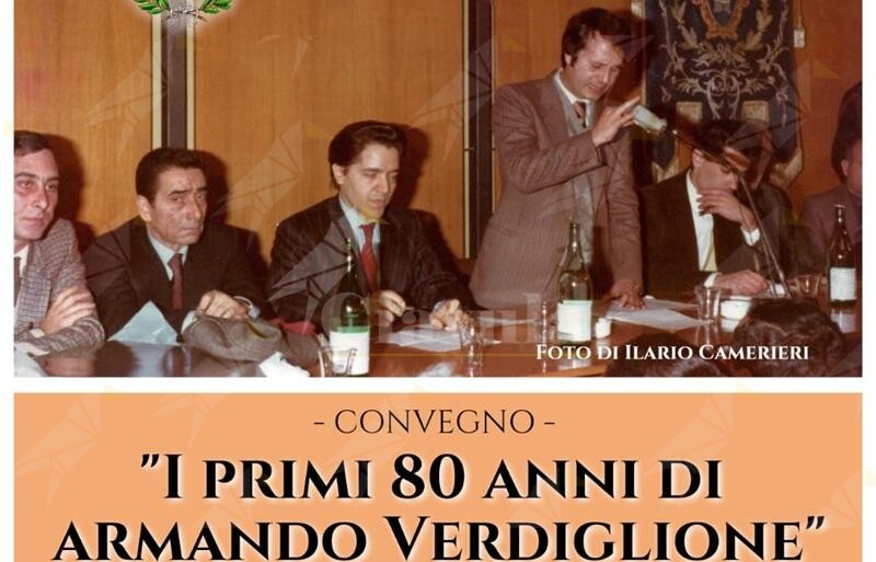 A Caulonia un convegno “Per gli 80 anni di Armando Verdiglione”