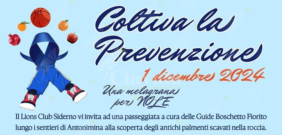 “Coltiva la prevenzione – una melagrana per Nole”: a Siderno l’evento organizzato dal Lions Club