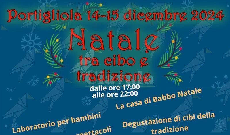 Portigliola accoglie il Natale celebrando la tradizione tra gusto e magia