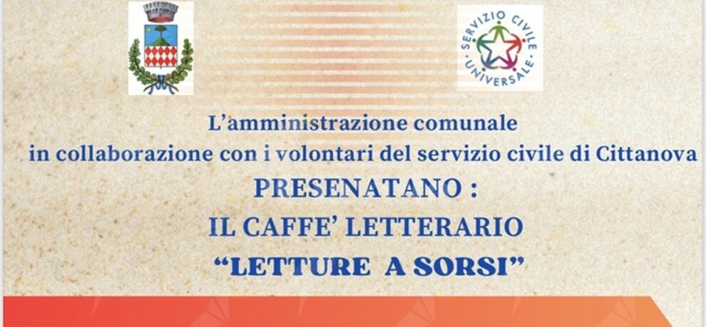 Tutto pronto per “Il Caffè Letterario – Letture a sorsi” di Cittanova