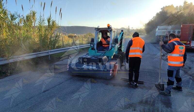 La Città Metropolitana di Reggio ha consegnato ulteriori lavori di manutenzione stradale nella zona Jonica