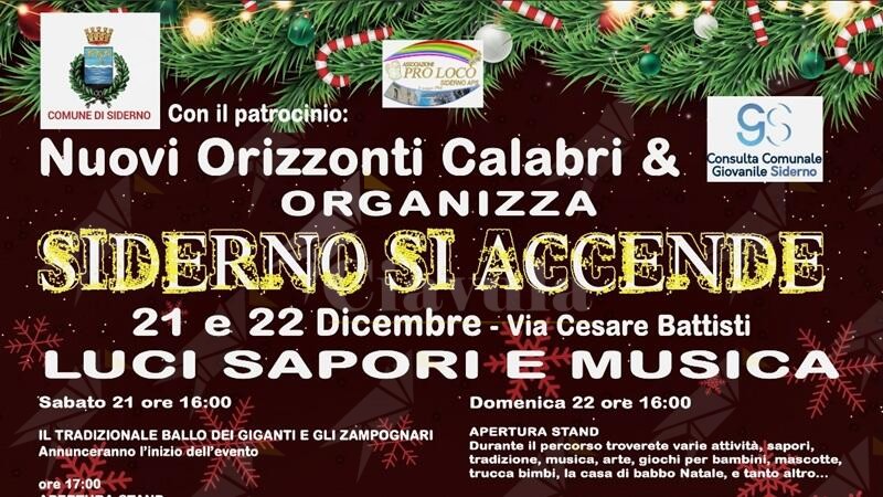 Siderno si Accende: tradizione, musica e magia per un Natale indimenticabile