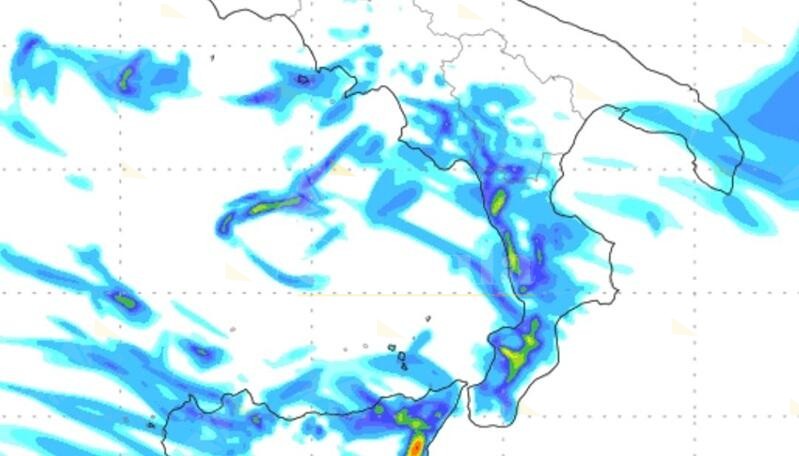 Meteo, in arrivo piogge in Calabria