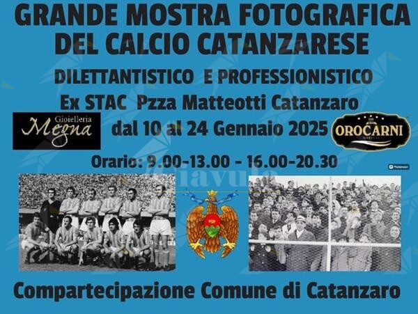 A Catanzaro una mostra fotografica dedicata al calcio dilettantistico e professionistico cittadino