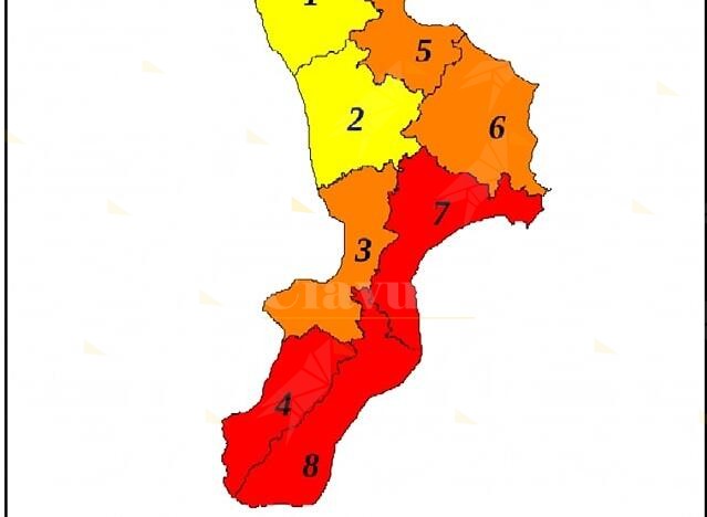 Gli aggiornamenti della Protezione Civile per l’allerta meteo di domani