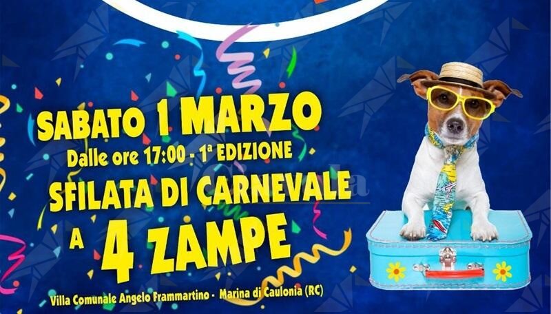 A Caulonia arriva la prima sfilata di Carnevale a quattro zampe