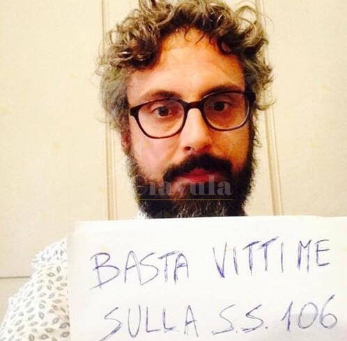 Sanremo, Basta Vittime sulla Statale 106: “Forza Brunori siamo tutti con te”