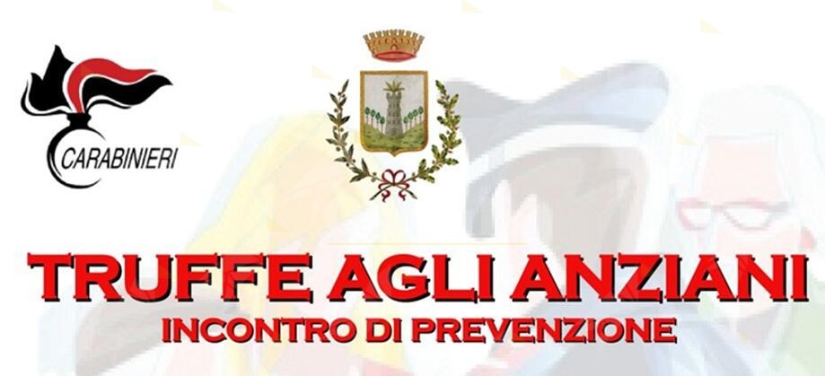 Il comune ed i carabinieri di Cinquefrondi organizzano un incontro su come prevenire possibile truffe