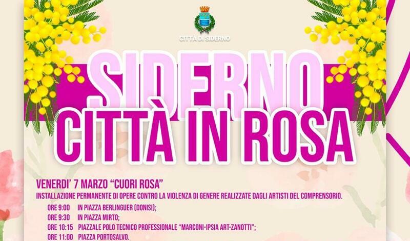 Giornata Internazionale della Donna, le iniziative del Comune di Siderno