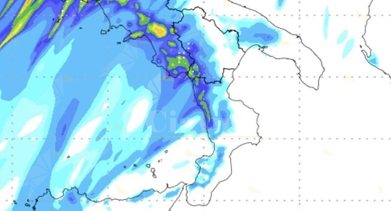 Meteo Calabria: temperature massime contenute sul versante ionico